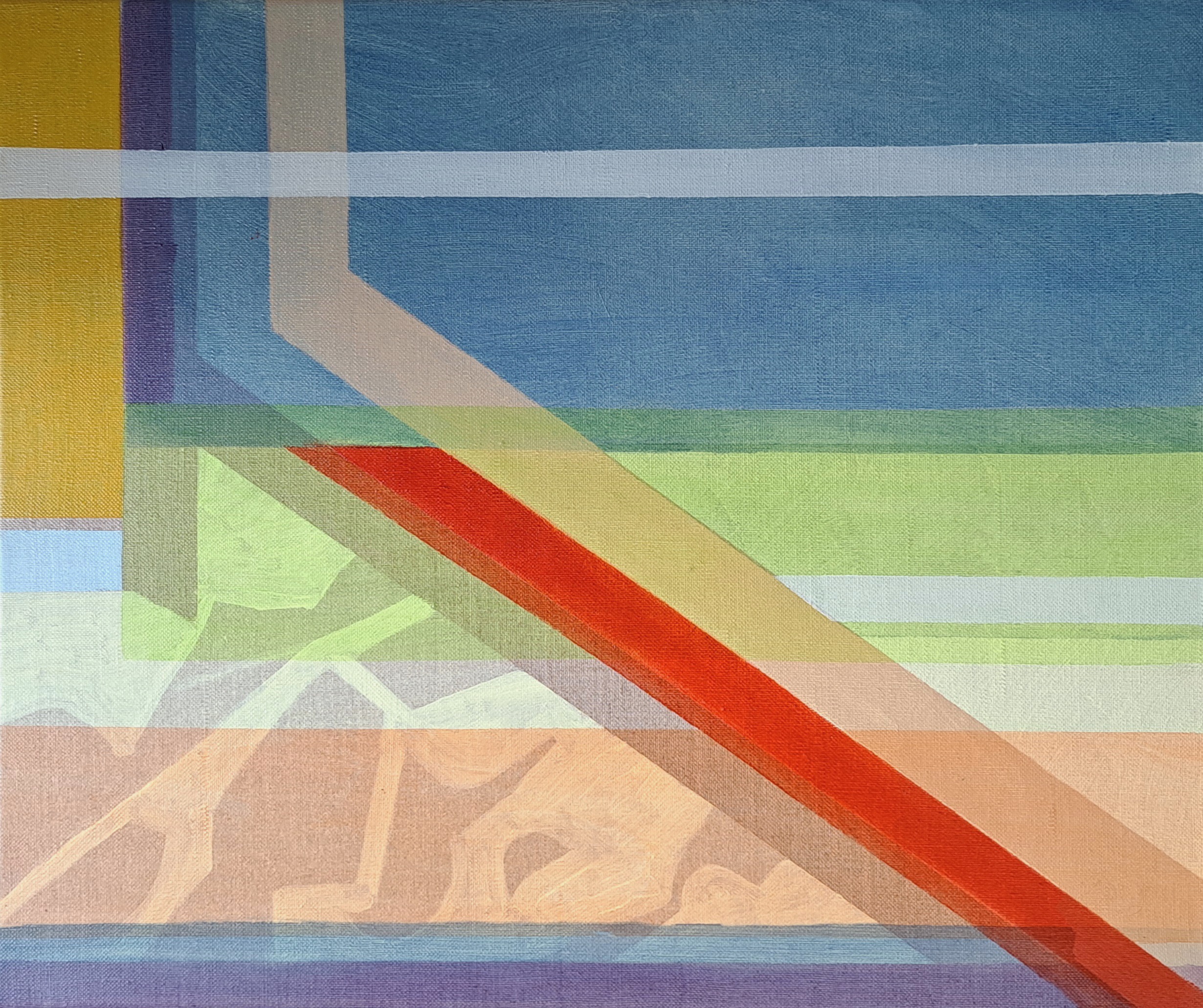  CROSSROADS - oil on canvas 