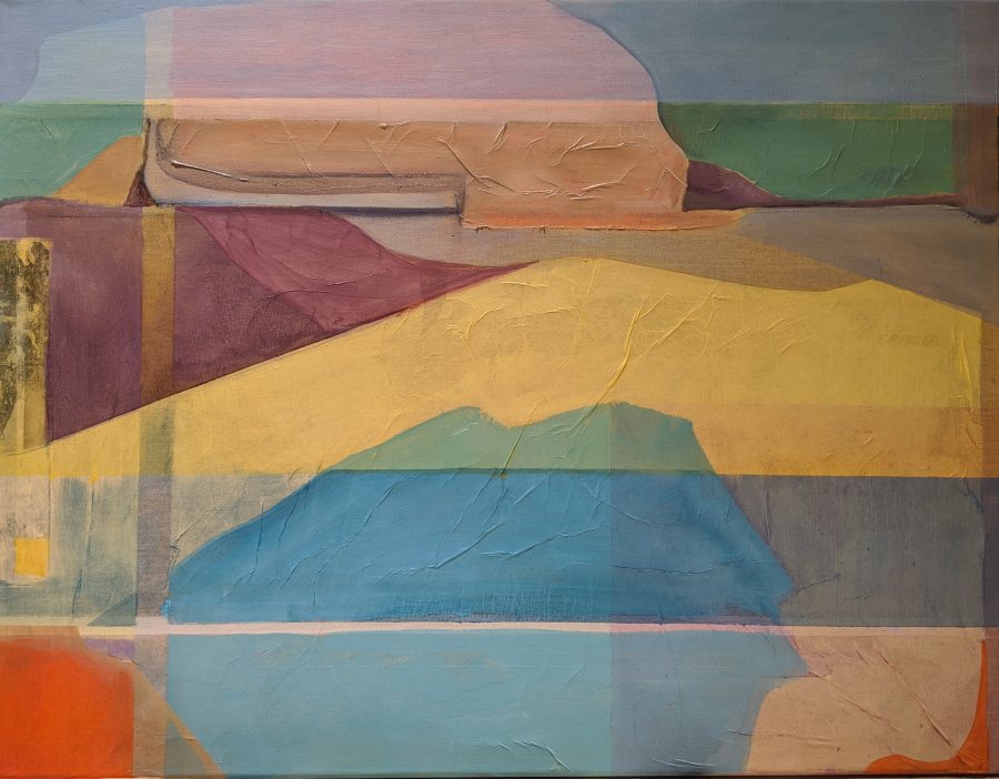 TIDE DRIFT - Mixed media on Linen